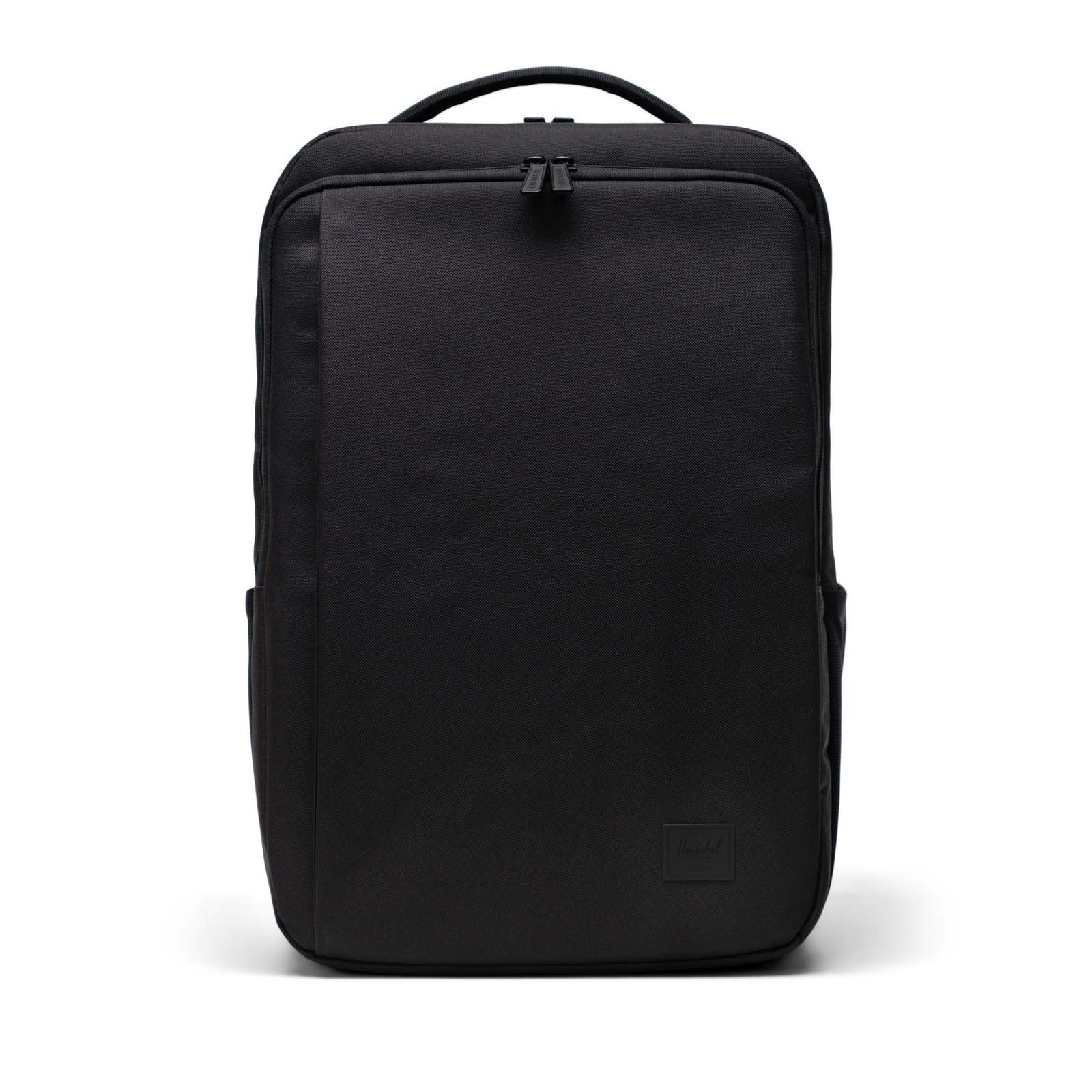 Herschel Kaslo Tech Rucksack aus recyceltem Material 30 l schwarz