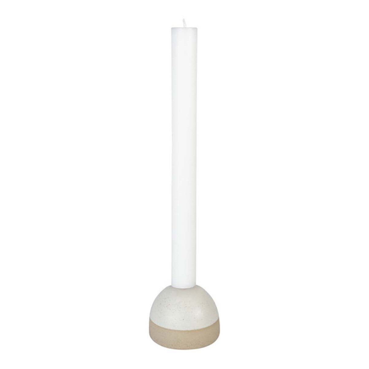 Originalhome ReCllay Kerzenständer Set weiss