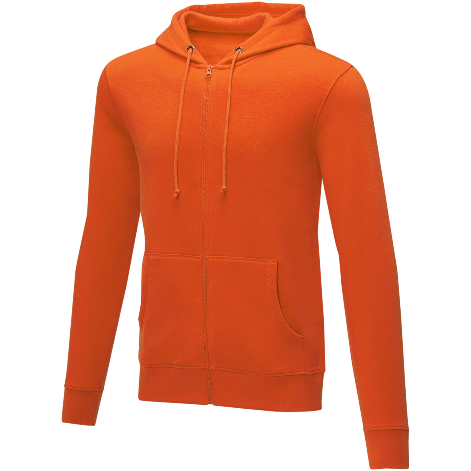 Charon 240 g/m² Herren Kapuzenpullover mit Reißverschluss orange