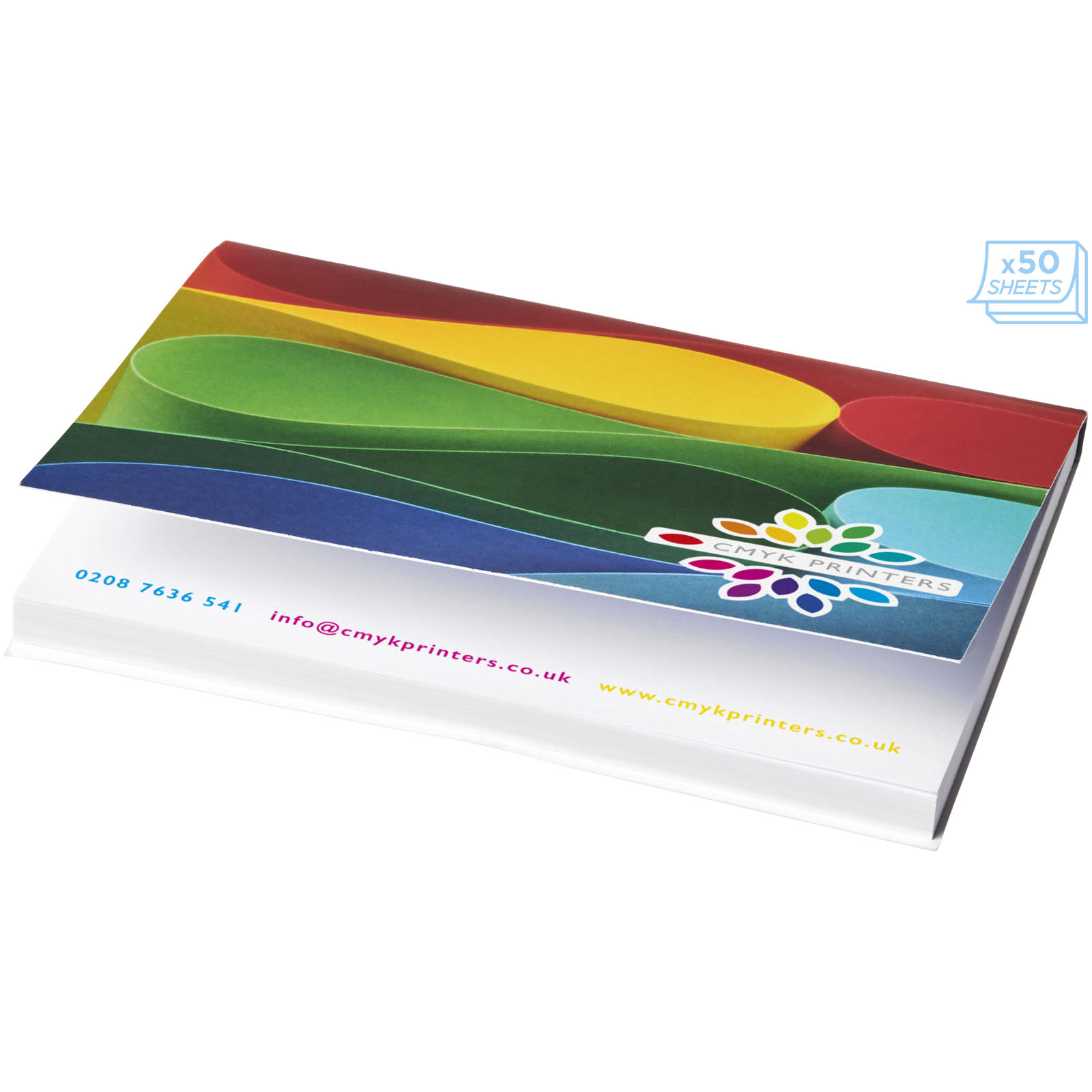 Sticky-Mate® Haftnotizen A7 100x75mm weiss