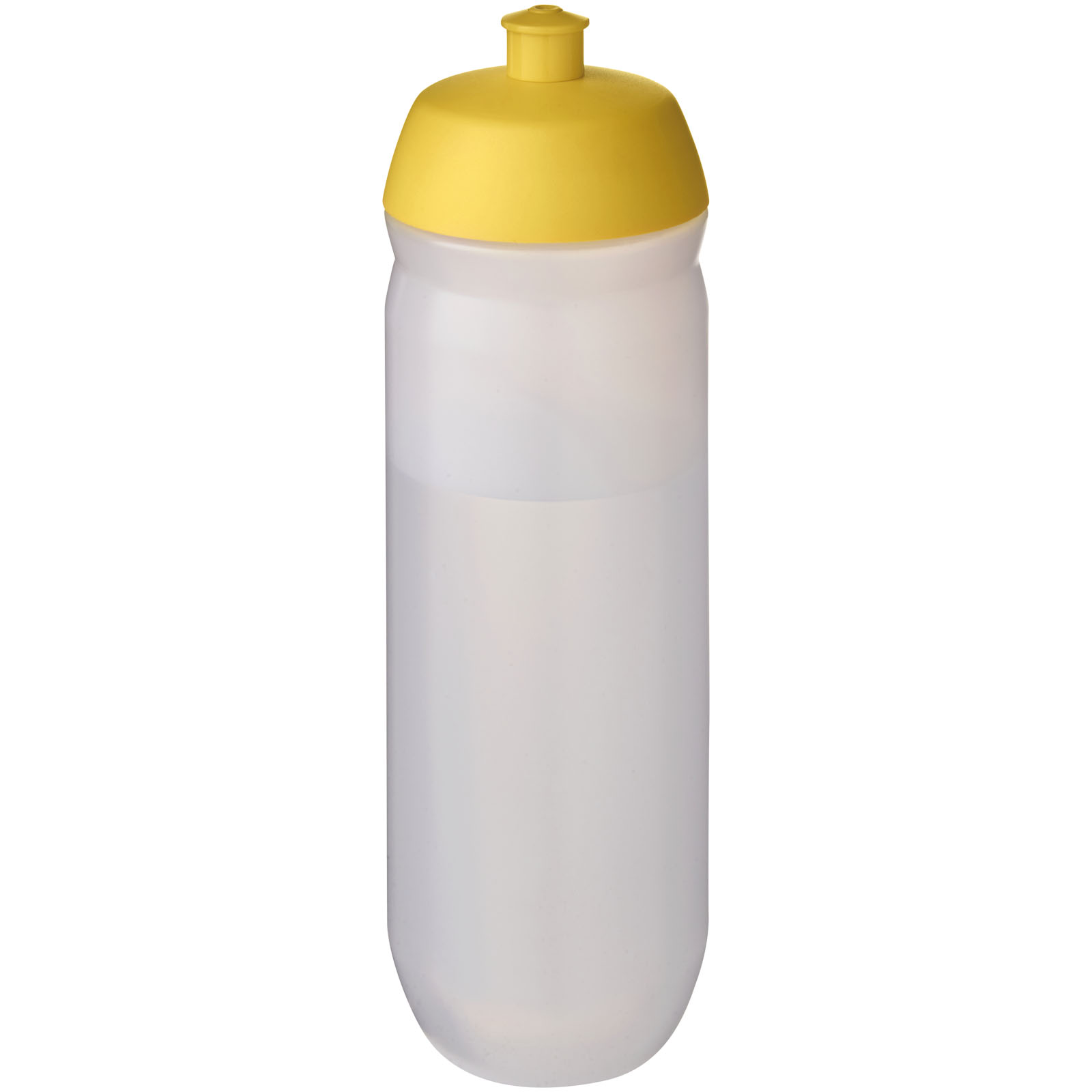 HydroFlex™ Clear 750 ml Squeezy Sportflasche gelb, klar mattiert