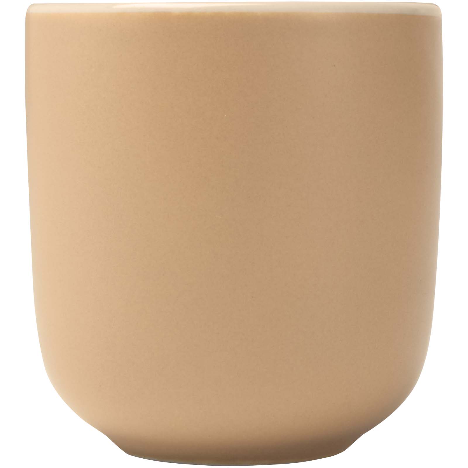 Male 90 ml Keramik Espressotassen – 2er Set, matt oatmeal