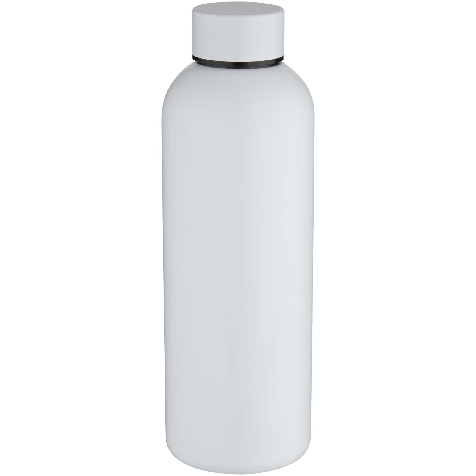 Spring 750 ml RCS-zertifizierte einwandige Trinkflasche aus recyceltem Edelstahl weiss