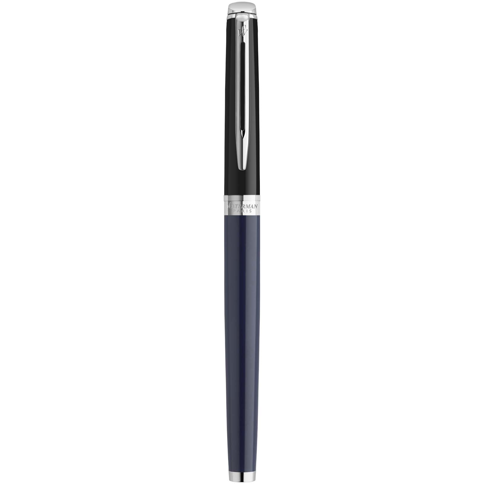 Waterman Hemisphere Color-Block Füllfederhalter mit Palladiumbeschichtung (blaue Mine) blau, schwarz