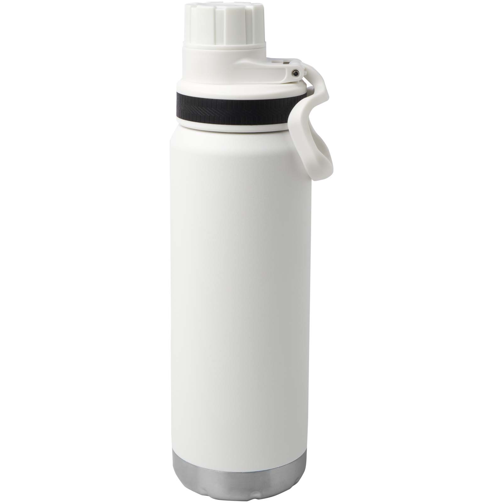 Fortis 700 ml RCS-zertifizierte Kupfer-Vakuum Isolierflasche aus recyceltem Edelstahl (Kohlensäure geeignet) weiss