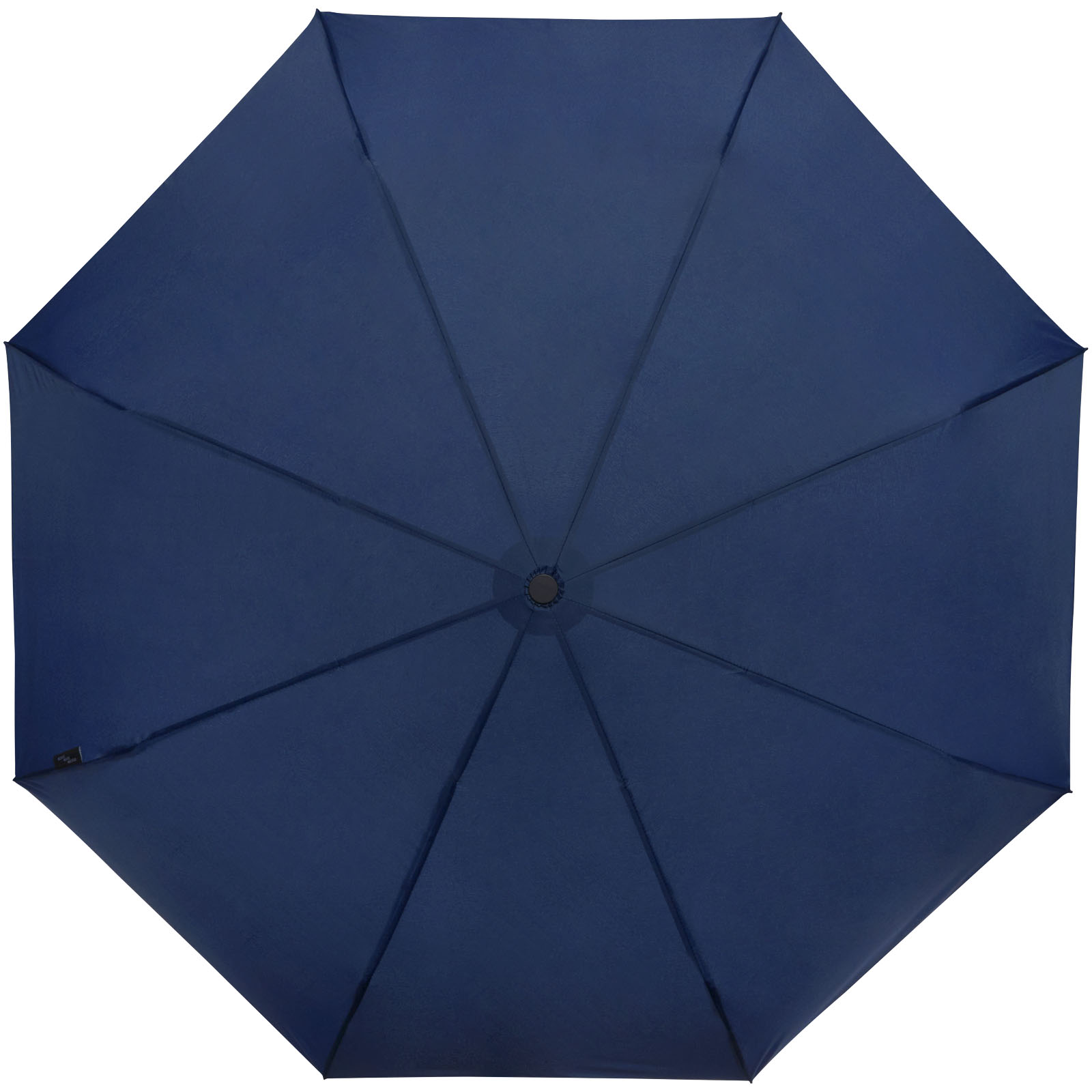 Birgit 21'' faltbarer winddichter Regenschirm aus recyceltem PET navy
