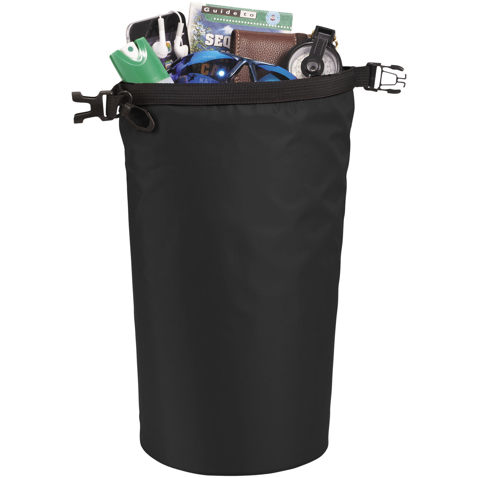 Camper wasserdichte Outdoor-Tasche 10 L schwarz