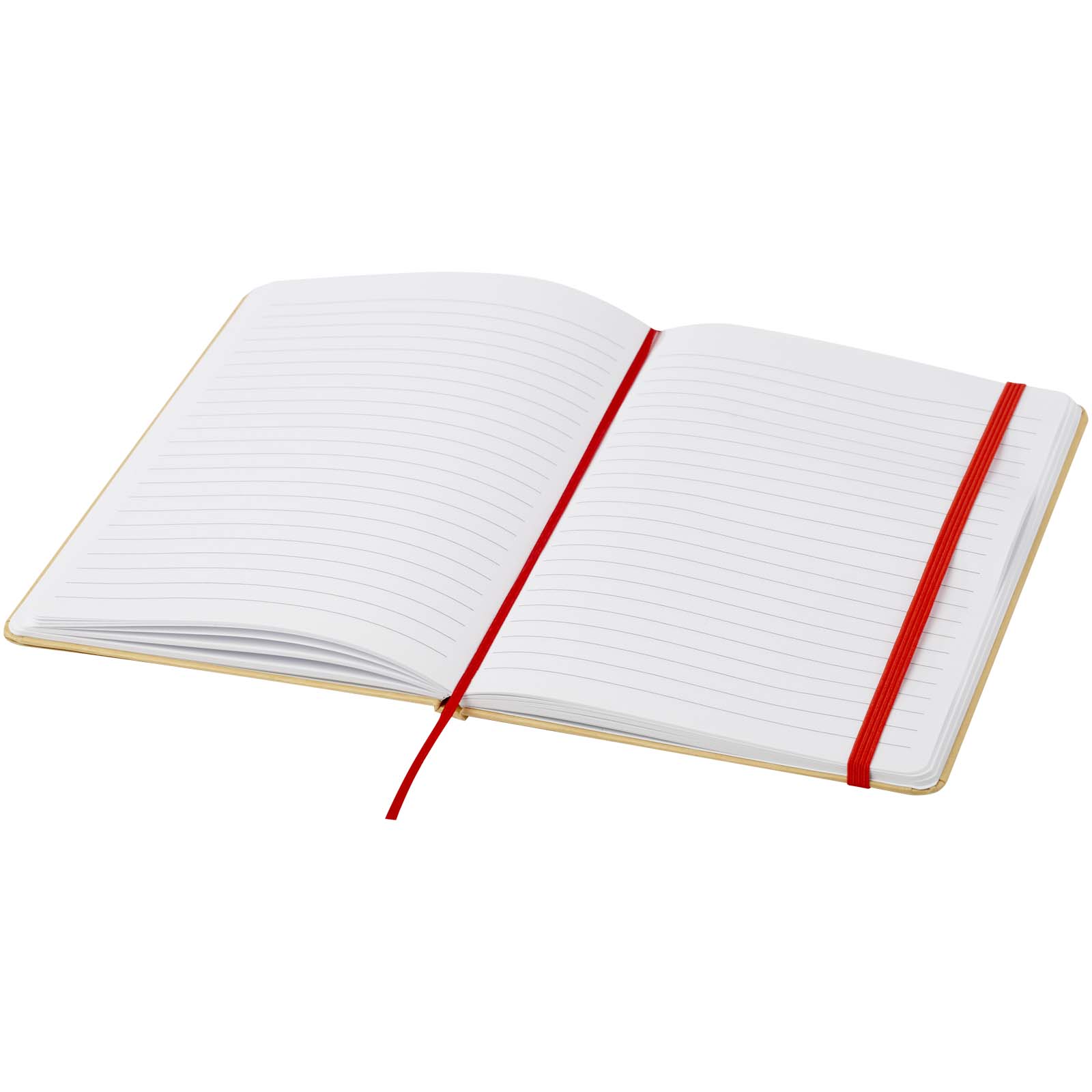 Nelida A5 Hardcover Notizbuch aus recyceltem Karton rot