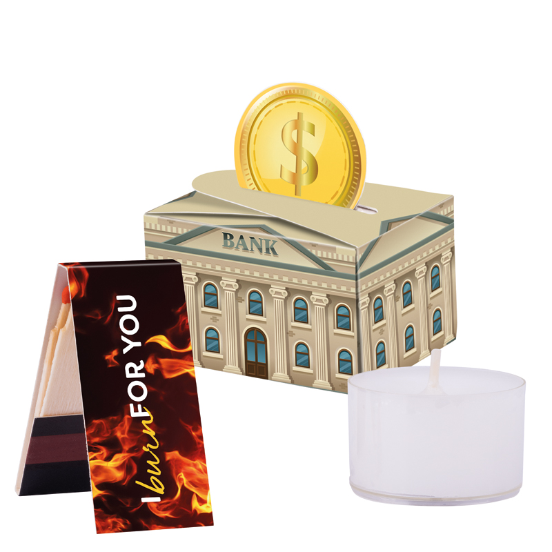 Geschenkbox Mini rund, Teelicht