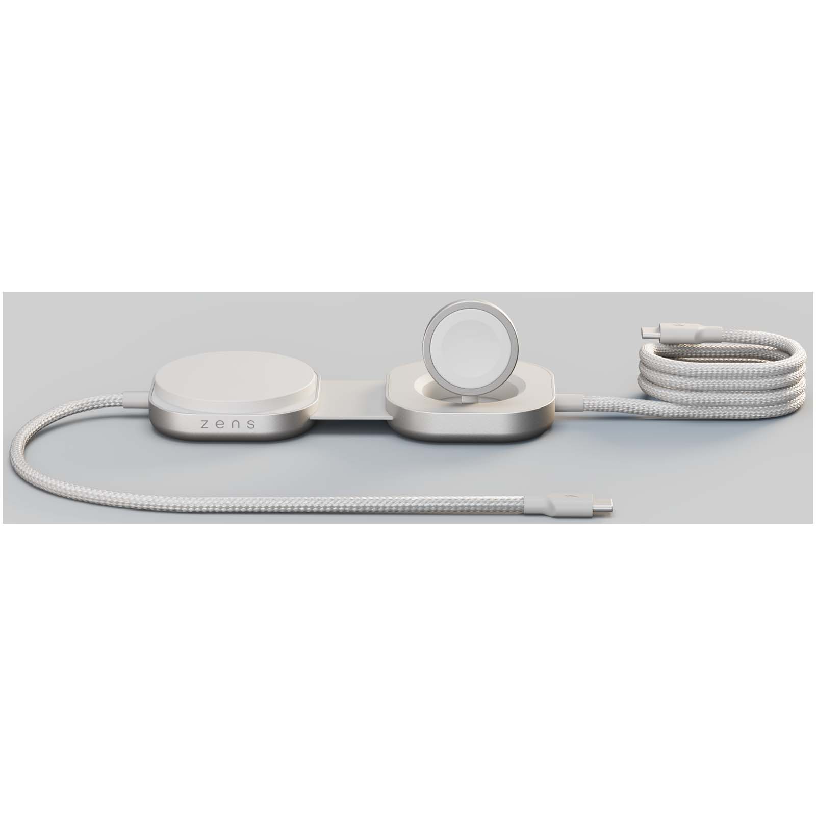 Zens Pro 3 140 W, USB-C, 3 in 1 Ladekabel weiss