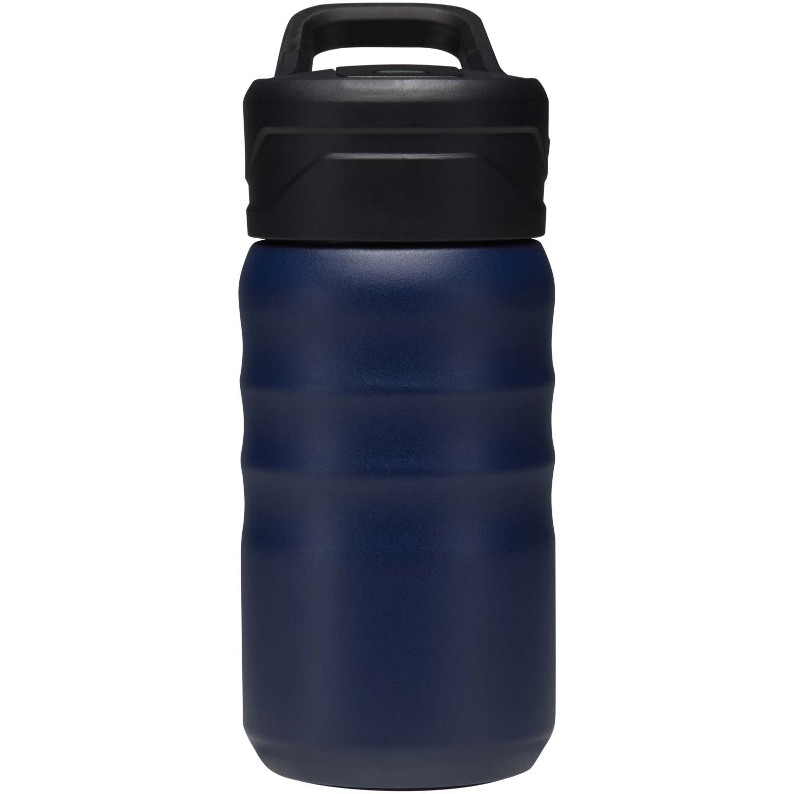 Knox 350 ml RCS Trinkflasche aus recyceltem, doppelwandigem Edelstahl mit Klappstrohhalm navy
