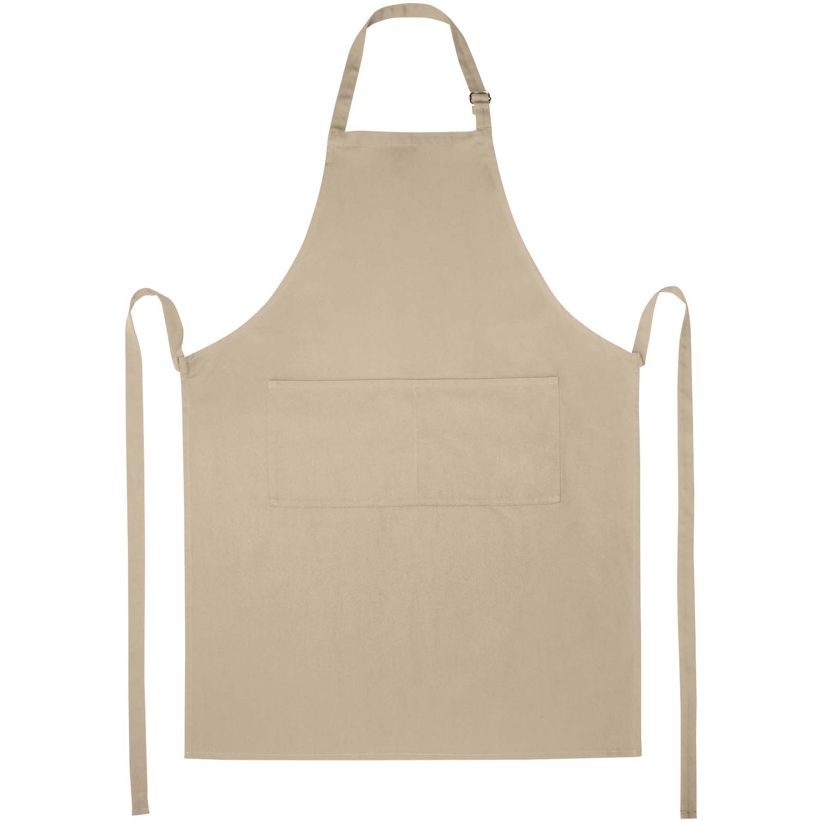 Andrea 240 g/m² Schürze mit verstellbarem Nackenband oatmeal