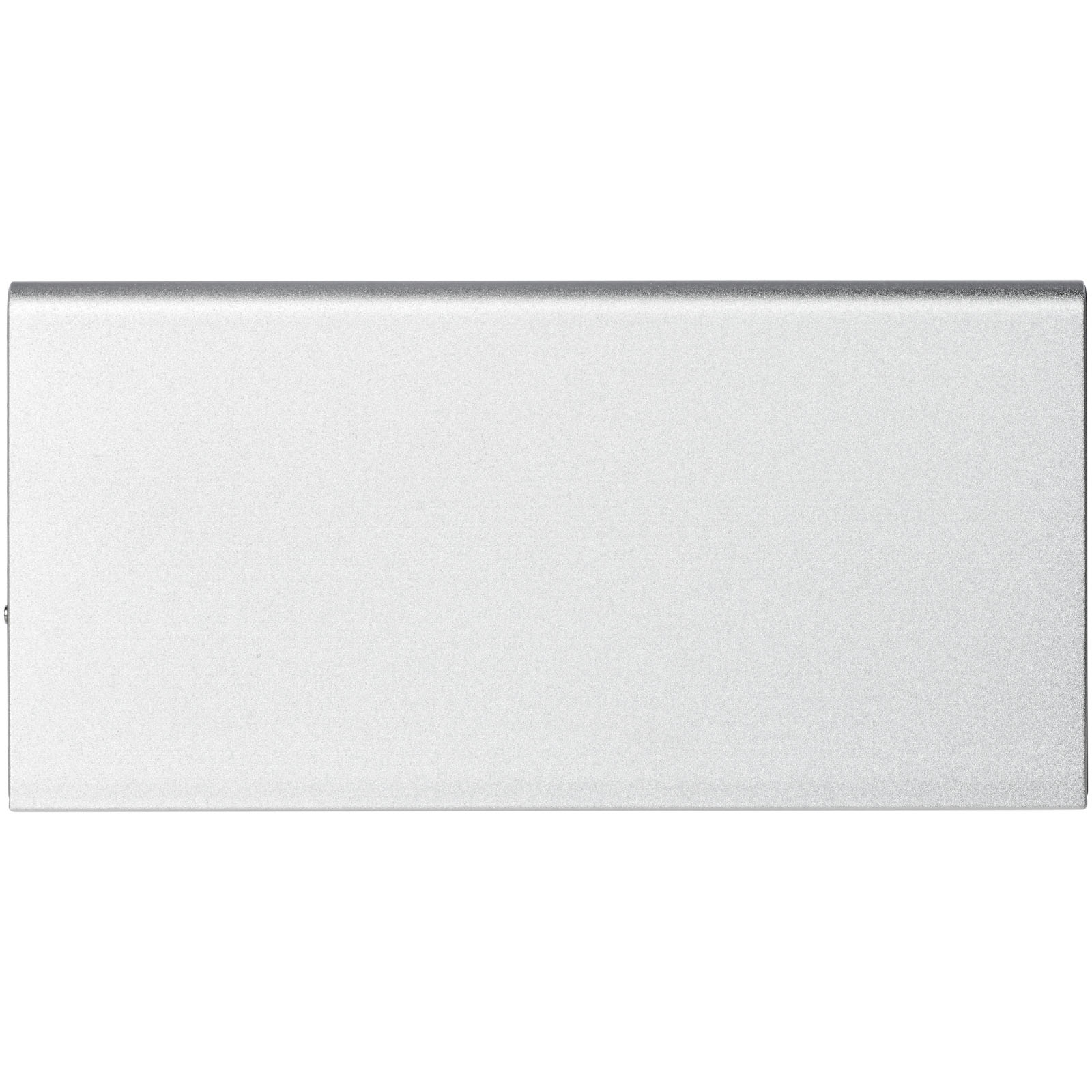 Plate 8000 mAh Aluminium-Powerbank silber