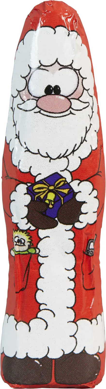 Süßes Briefchen mit Mini Schoki-Weihnachtsmännchen "Standard" - Eigenes Motiv