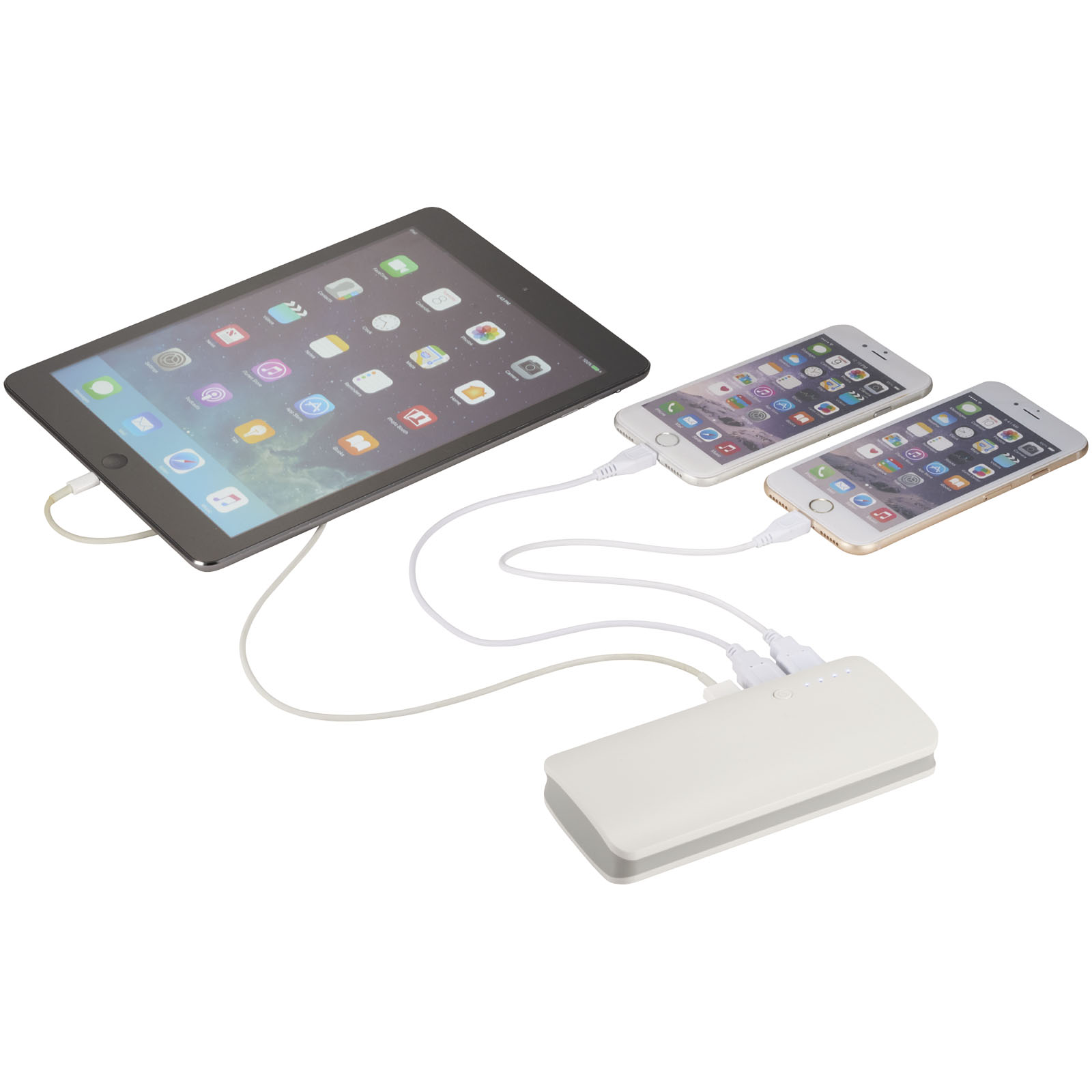 Spare 10000 mAh Powerbank weiss