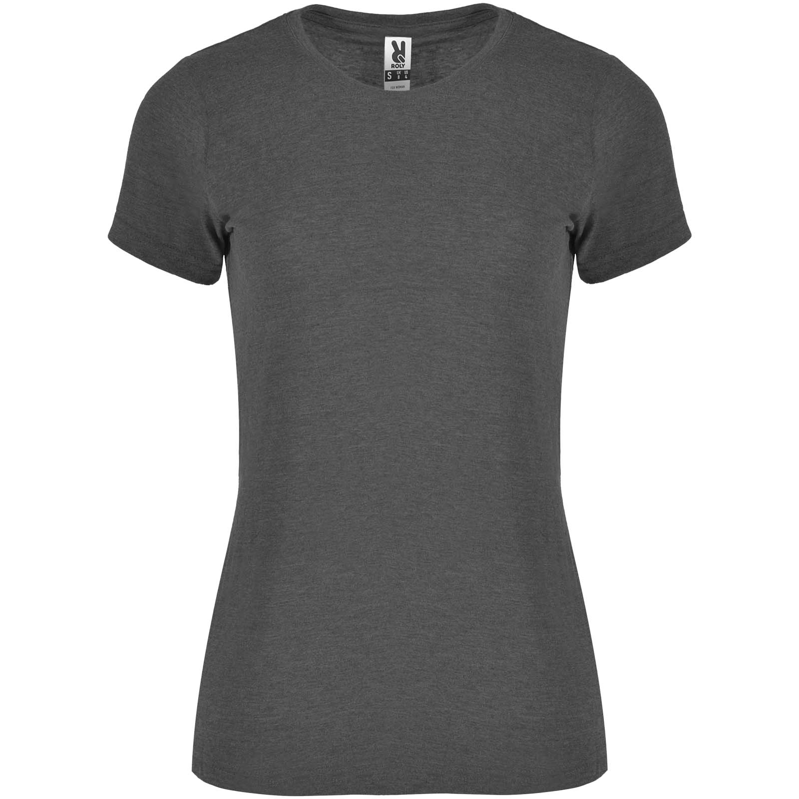 Fox 150 g/m² T-Shirt für Damen heather schwarz