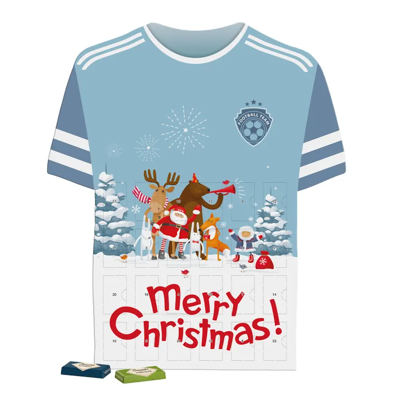 Shape Adventskalender Trikot, Sarotti Schokoladen-Täfelchen
