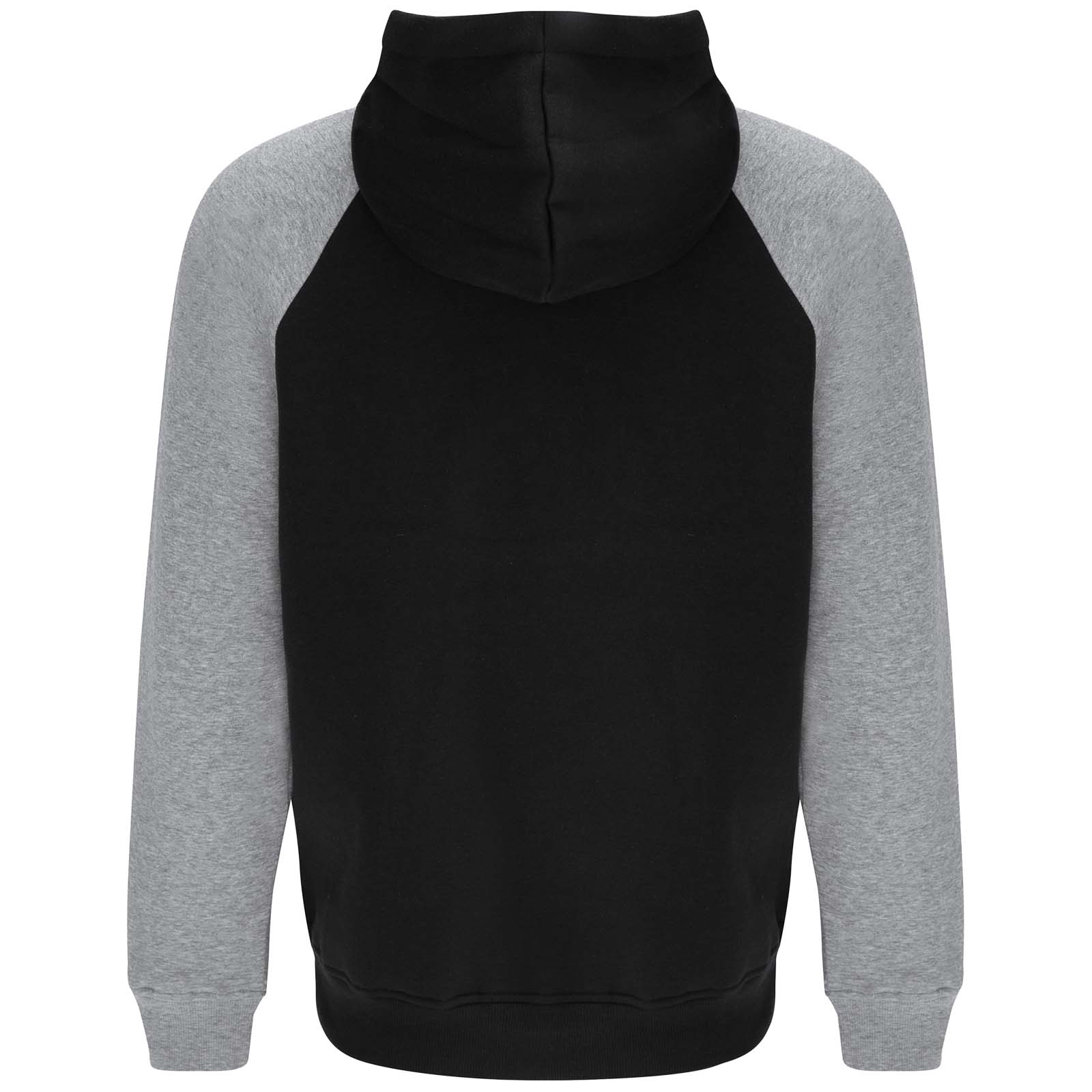 Badet 280 g/m² zweifarbiger Kapuzenpullover für Kinder schwarz, heather grau