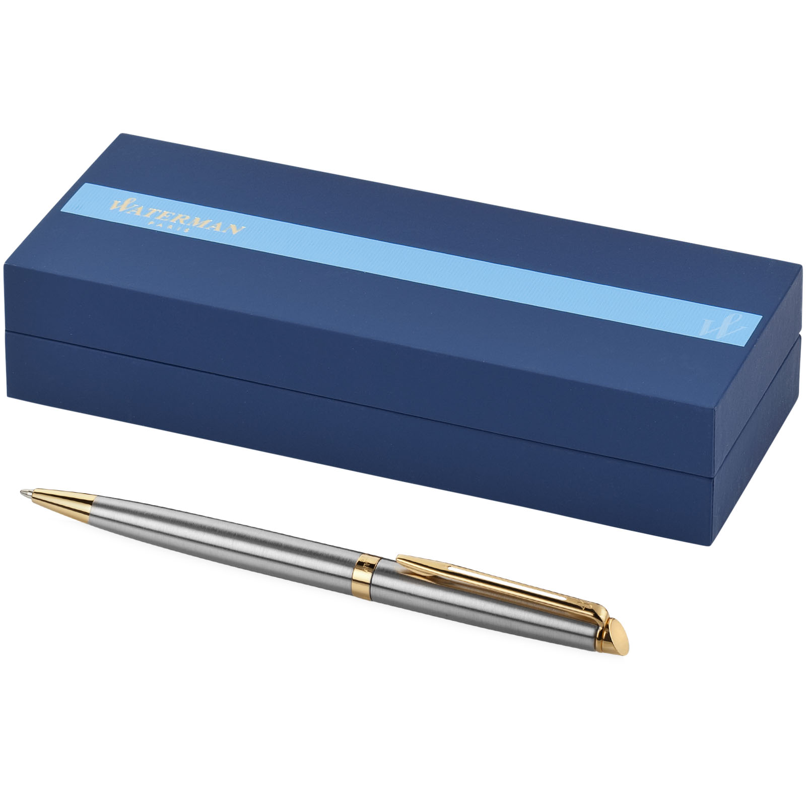 Waterman Hémisphère Kugelschreiber (blaue Mine) silber, gold