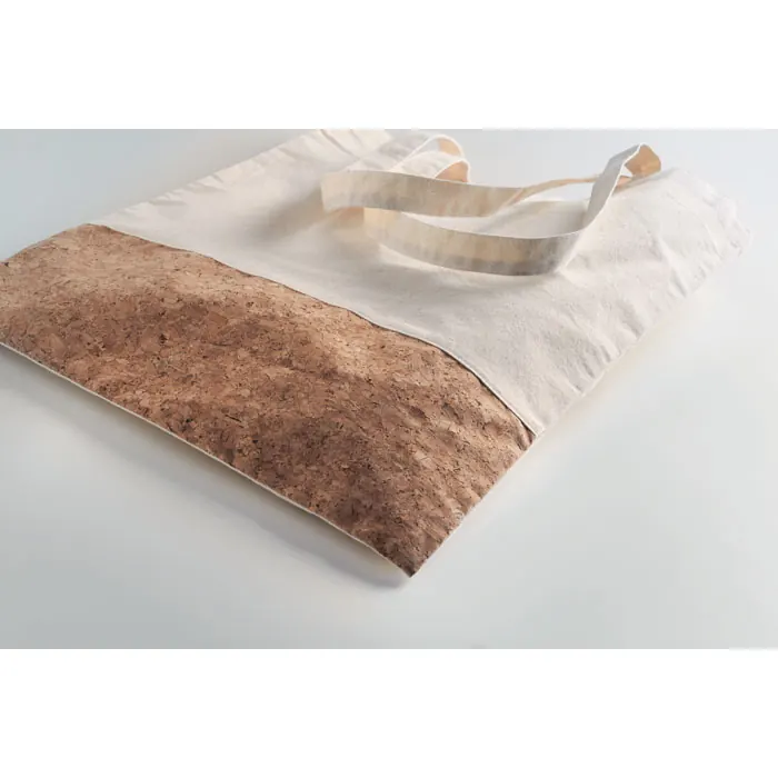 Einkaufstasche mit Korkbesatz