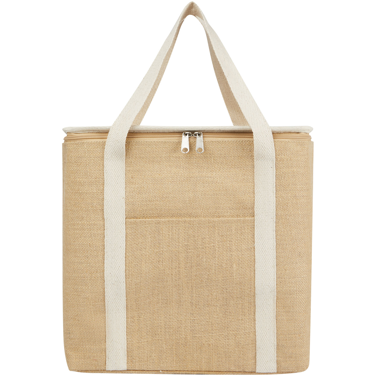 Juta 300 g/m² Jute Kühltragetasche 19 L natur, weiss