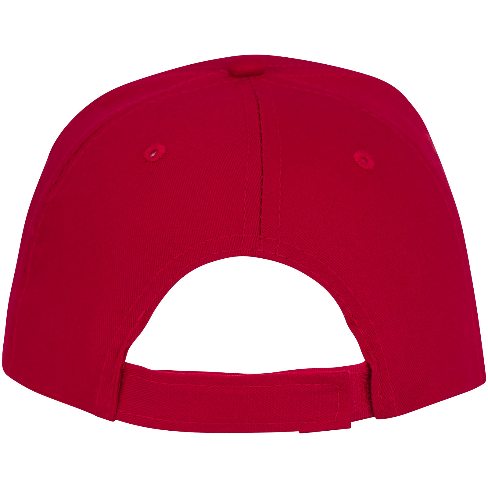 Ceto 175 g/m² Kappe mit 5 Segmenten und Sandwichschirm rot