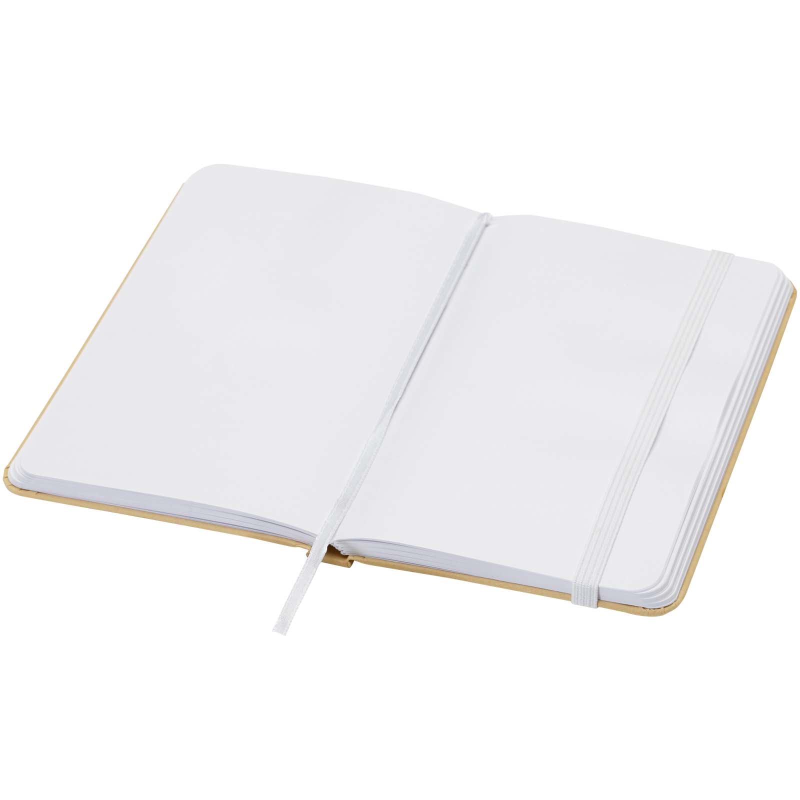 Reed A6 Hardcover Notizbuch, blanko, aus recyceltem Material weiss