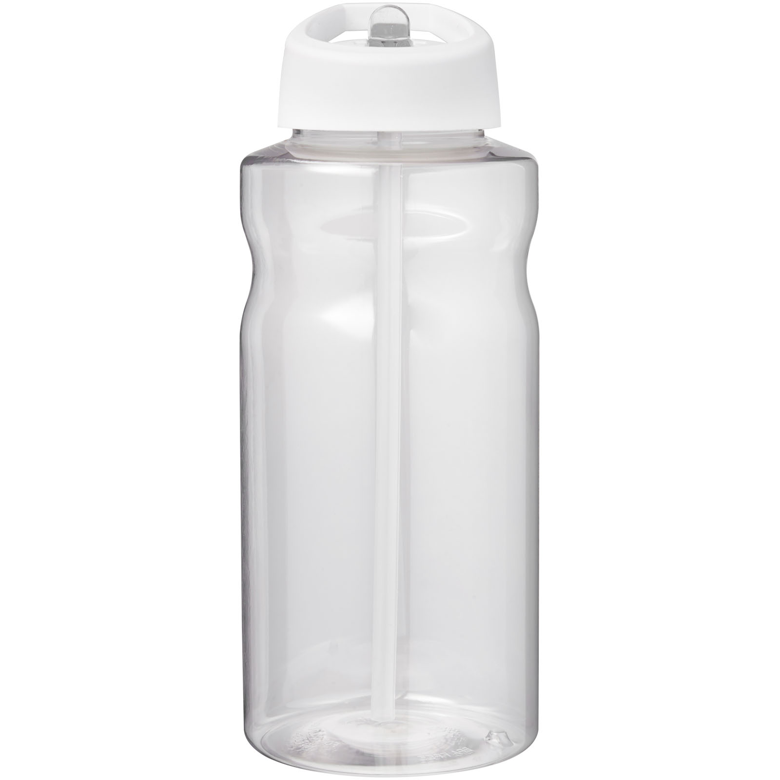 H2O Active® Big Base 1L Sportflasche mit Ausgussdeckel weiss