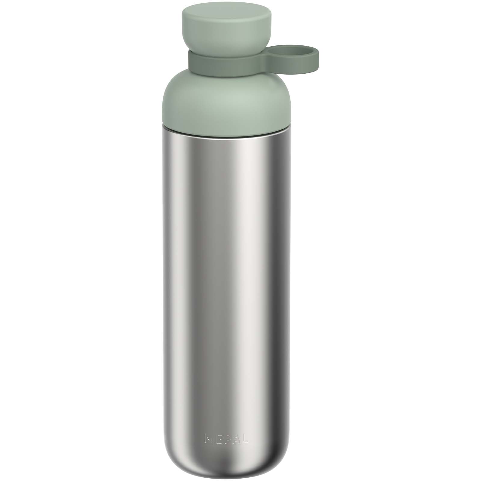 Mepal Vita 900 ml Trinkflasche aus recyceltem Edelstahl (Kohlensäure geeignet) salbei