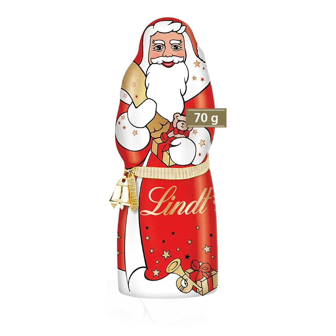 Lindt Weihnachtsmann mit Glöckchen, 70 g