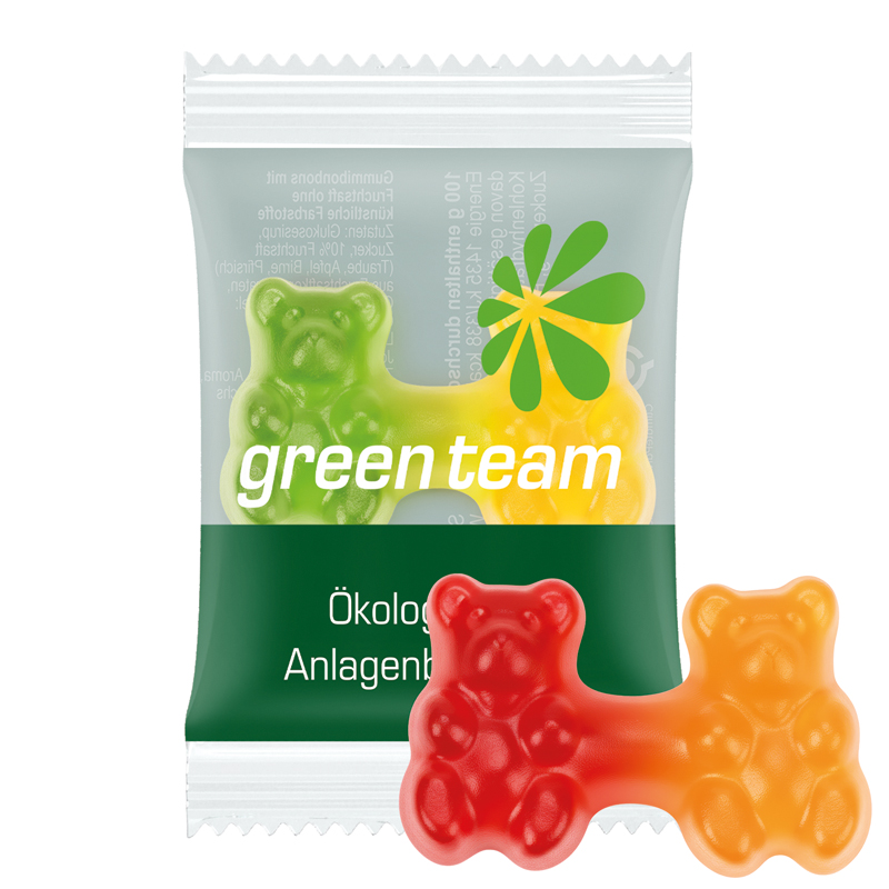 Trolli Team Gummibärchen Premium, Folie kompostierbaren