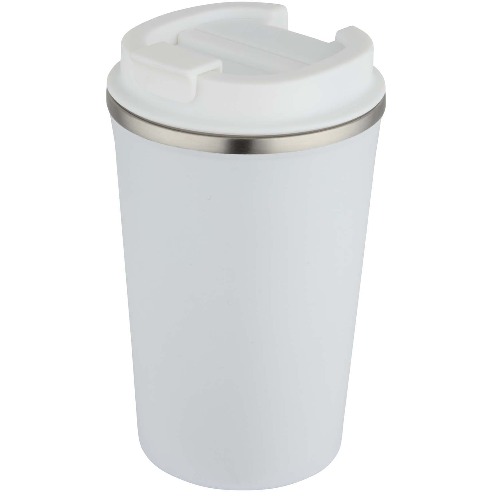 Newport 350 ml doppelwandiger, vakuumisolierter Becher aus Edelstahl weiss