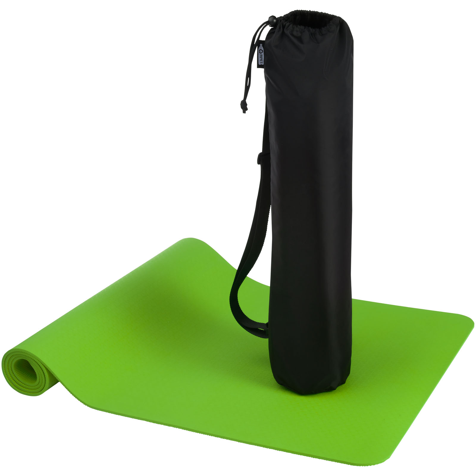 Virabha Yogamatte aus recyceltem TPE grün