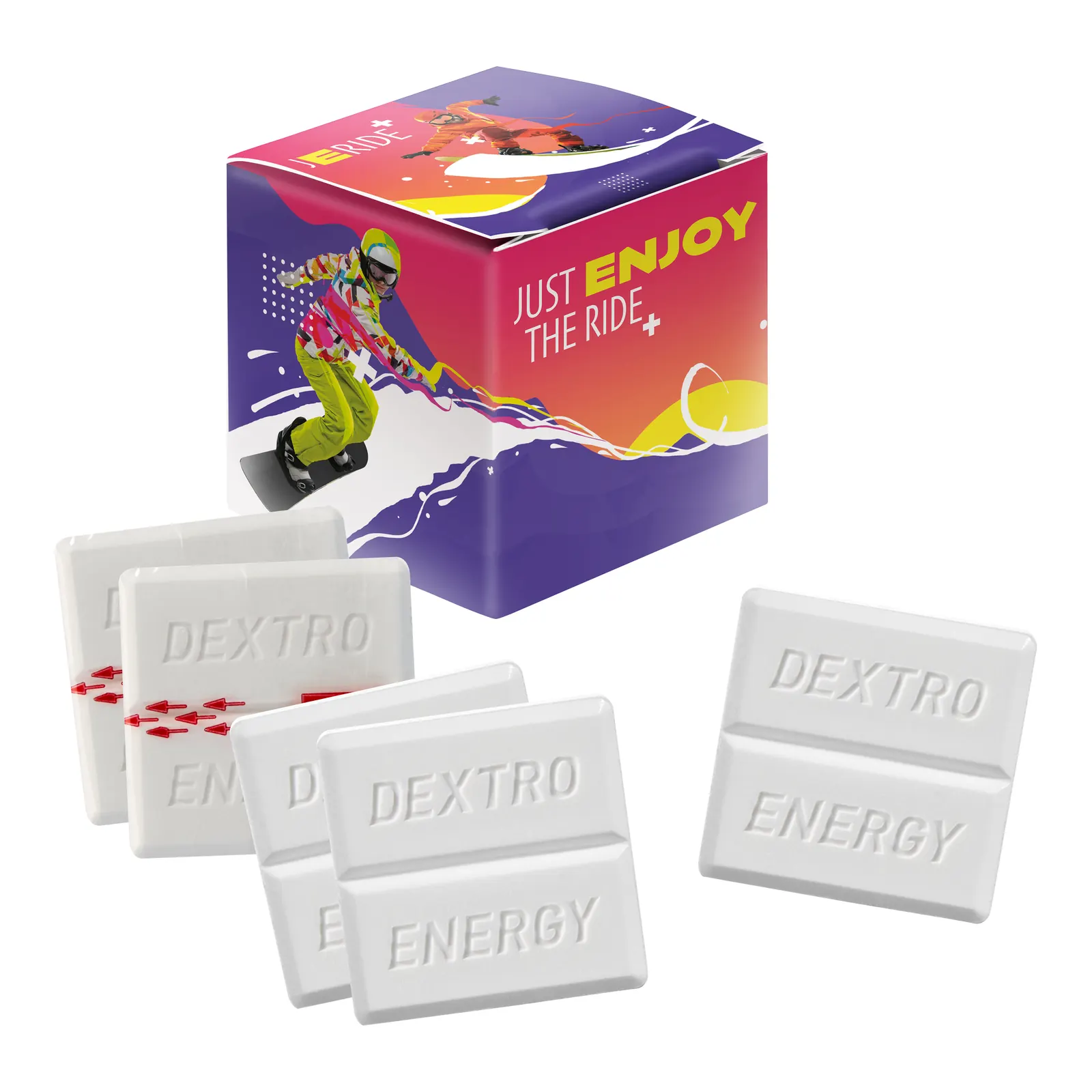 Mini Promo-Würfel mit DEXTRO ENERGY*