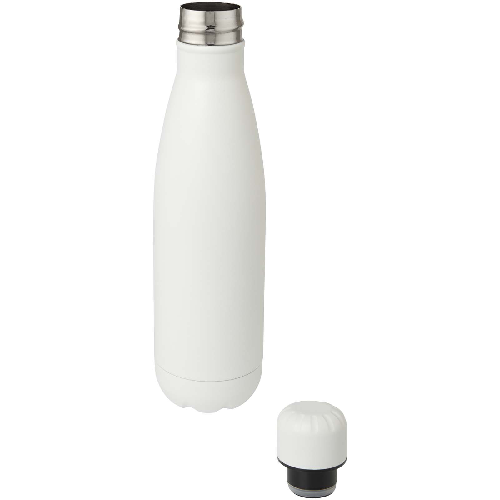Cove 500 ml vakuumisolierte Edelstahlflasche weiss