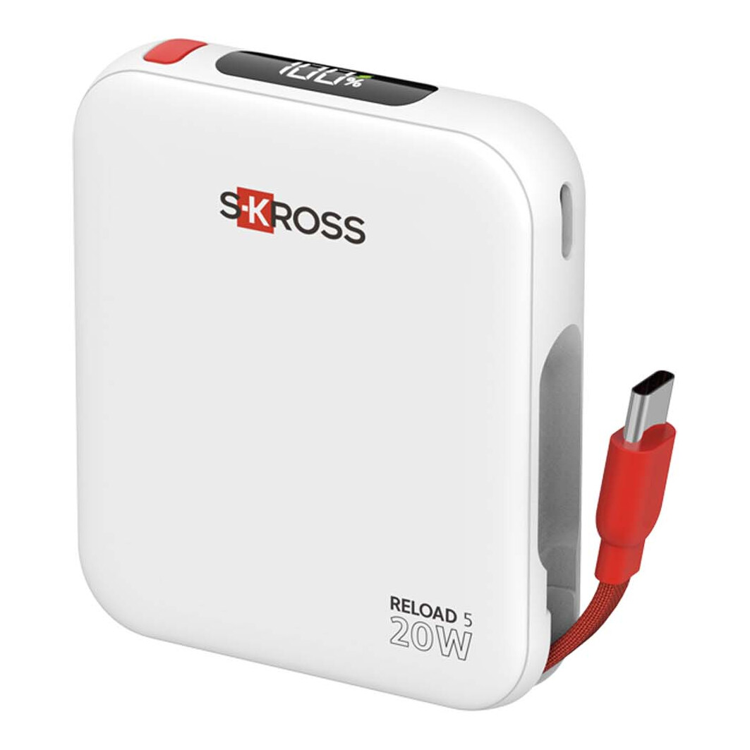 SKROSS® Reload 5000 mAh Powerbank weiss