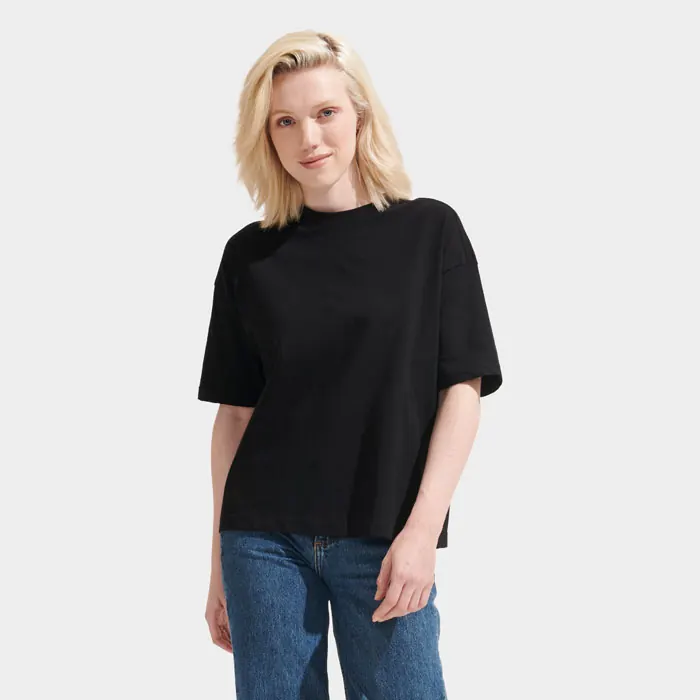 Damen-Oversize-T-Shirt Boxy