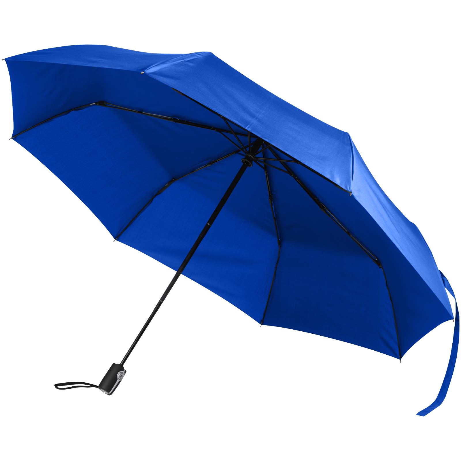 Gale 27" faltbarer RPET-Regenschirm mit automatischer Öffnungs- und Schließfunktion royalblau