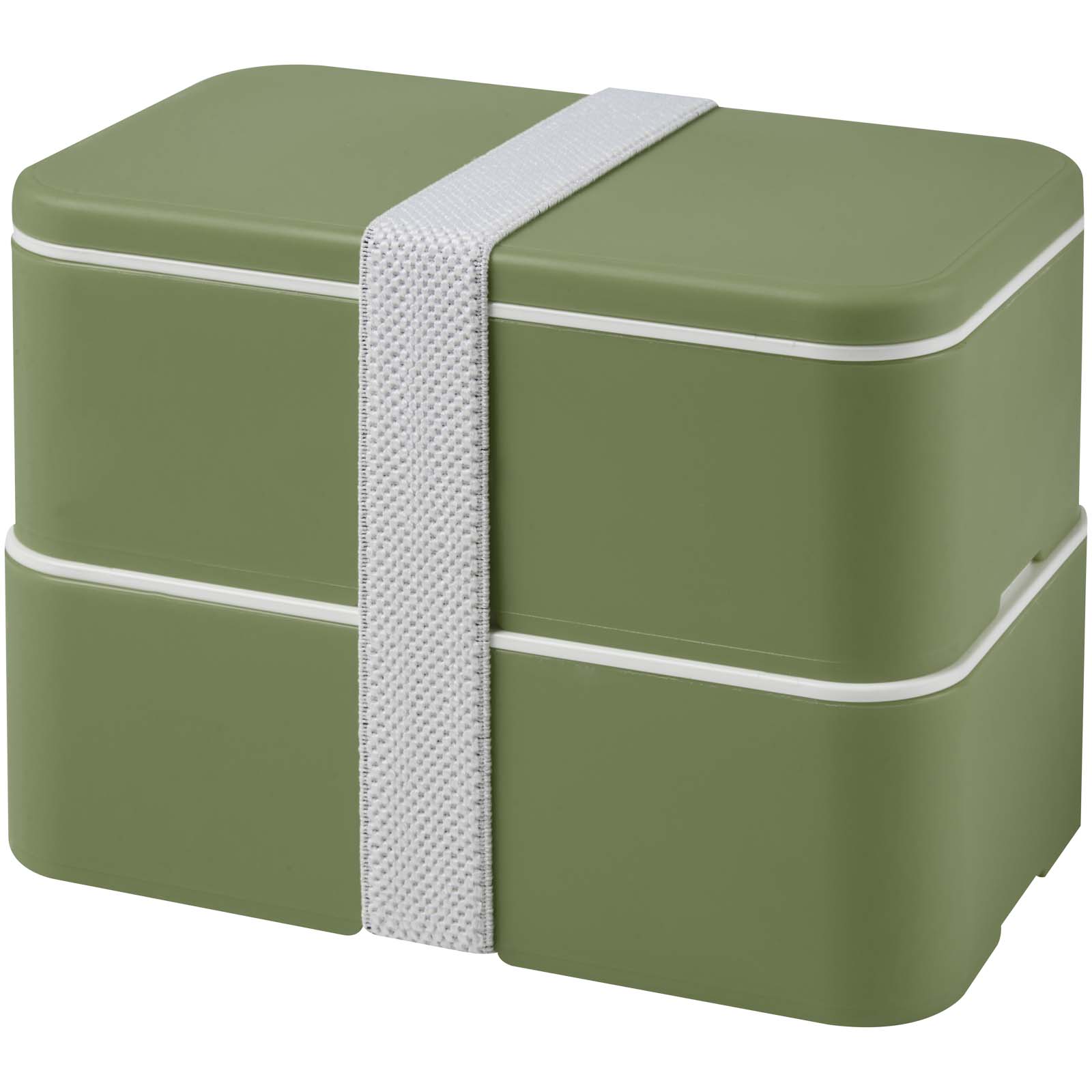 MIYO POP 700 + 700 ml doppelschichtige Lunchbox heather grün