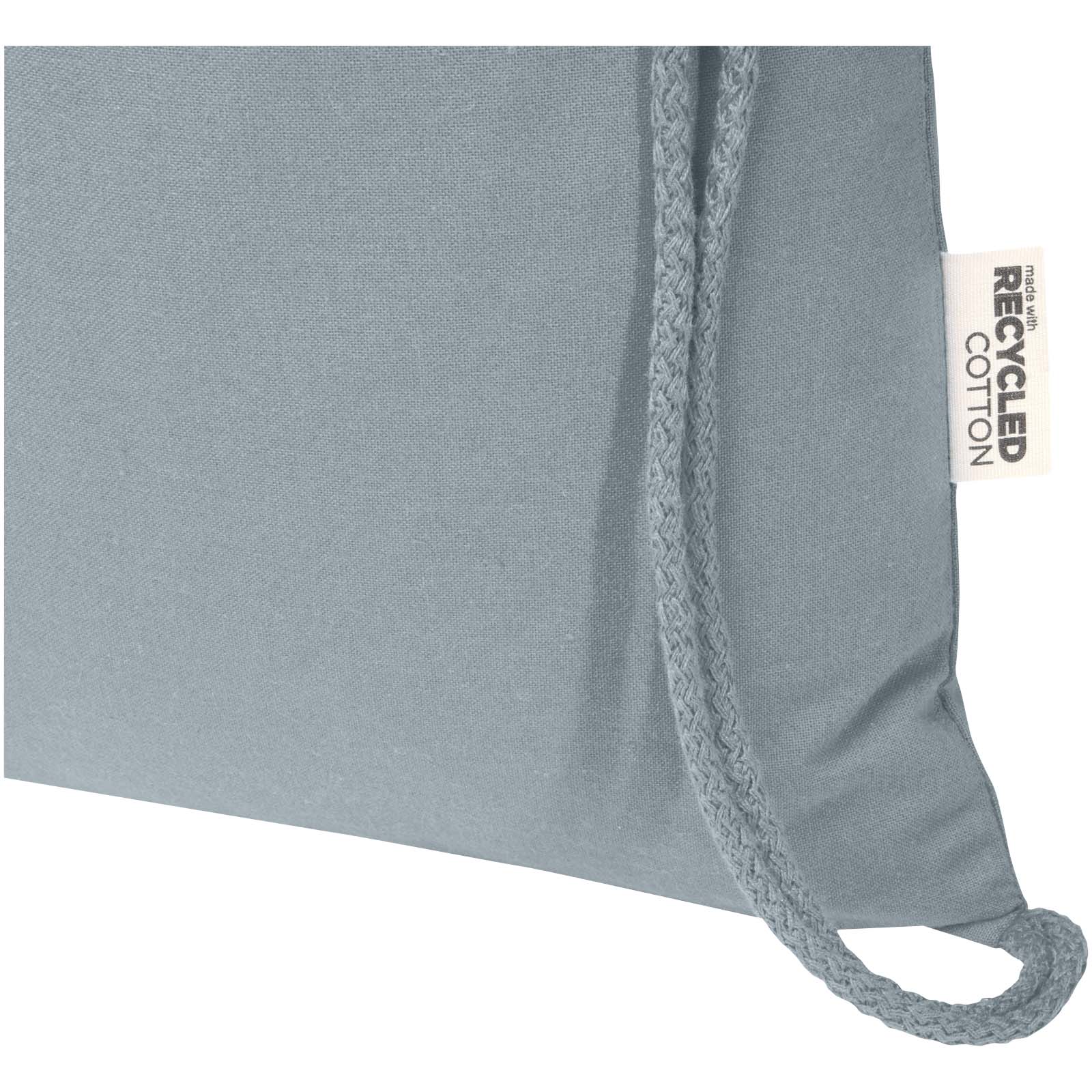 Oregon Blend 140 g/m² GRS-recycelter Turnbeutel 5 L grau