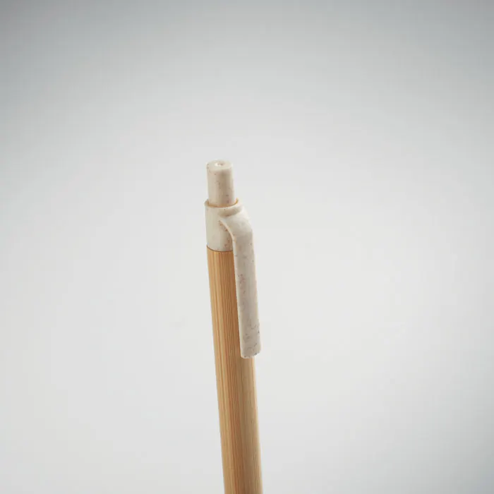 Druckkugelschreiber mit Bambus
