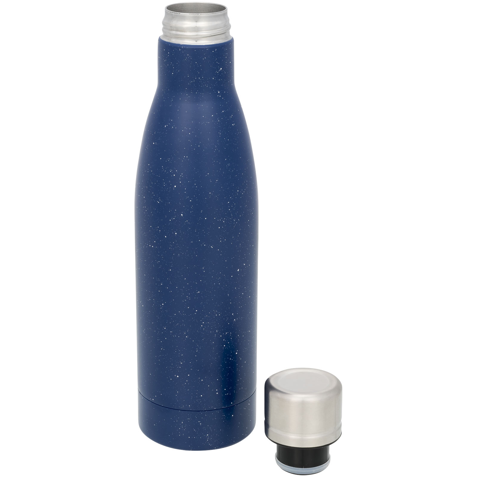 Vasa Kupfer-Vakuum Isolierflasche, gesprenkelt, 500 ml blau