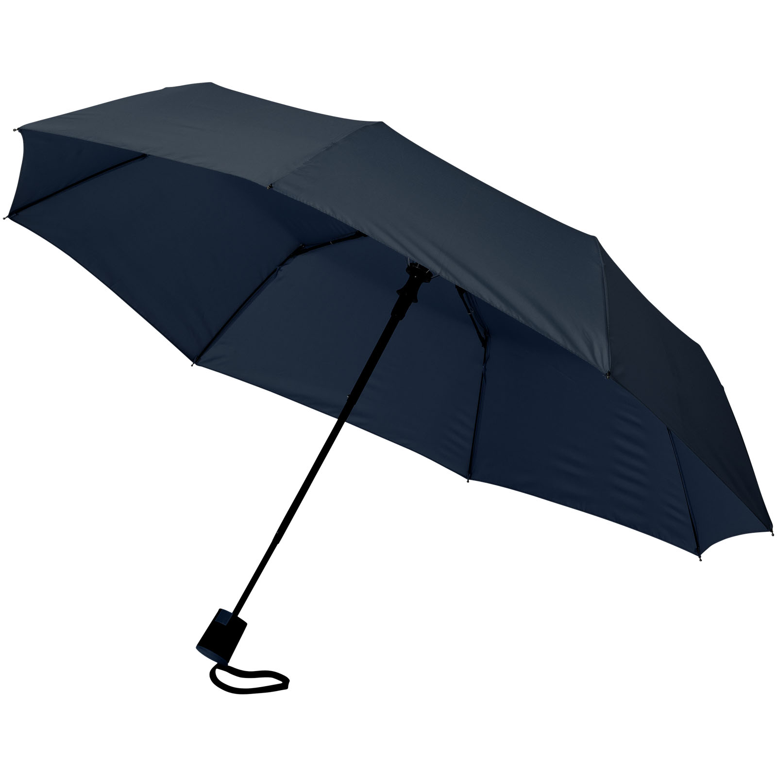 Wali 21" Automatik Kompaktregenschirm navy