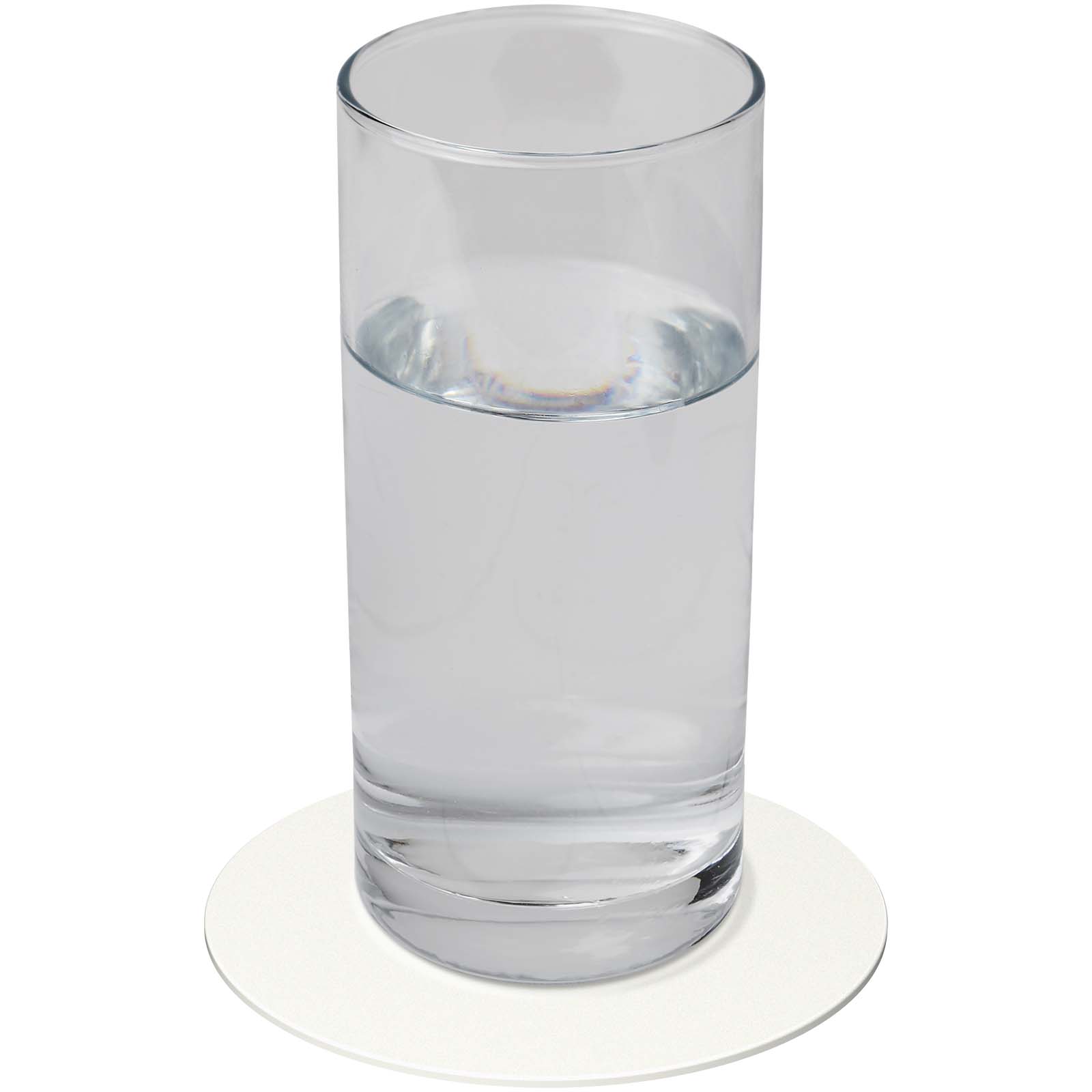Lumin runder Untersetzer weiss