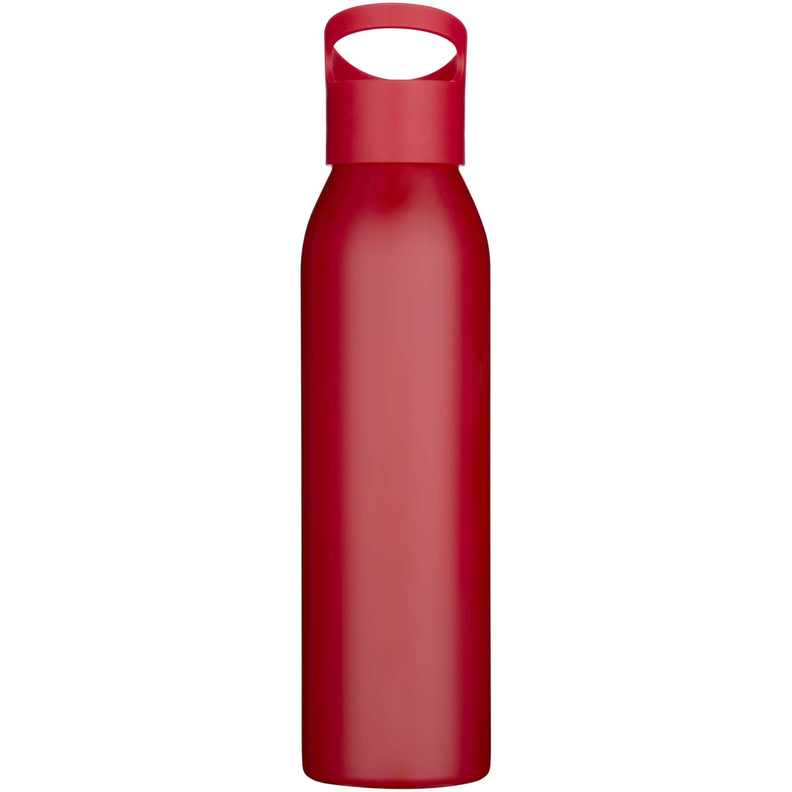 Sky 650 ml RCS-zertifizierte, einwandige Trinkflasche aus recyceltem Edelstahl rot