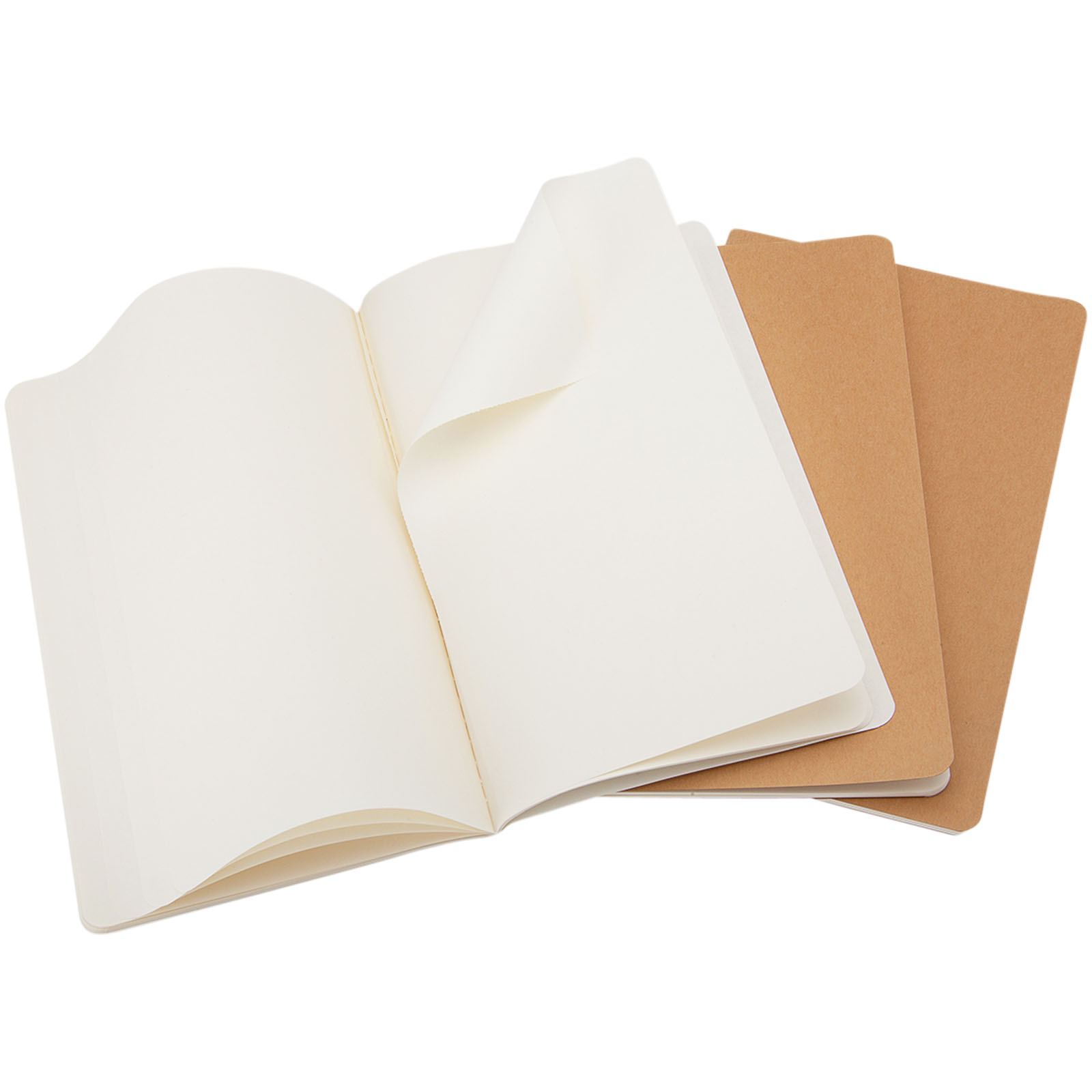 Moleskine Cahier Journal L – blanko Kraftpapier