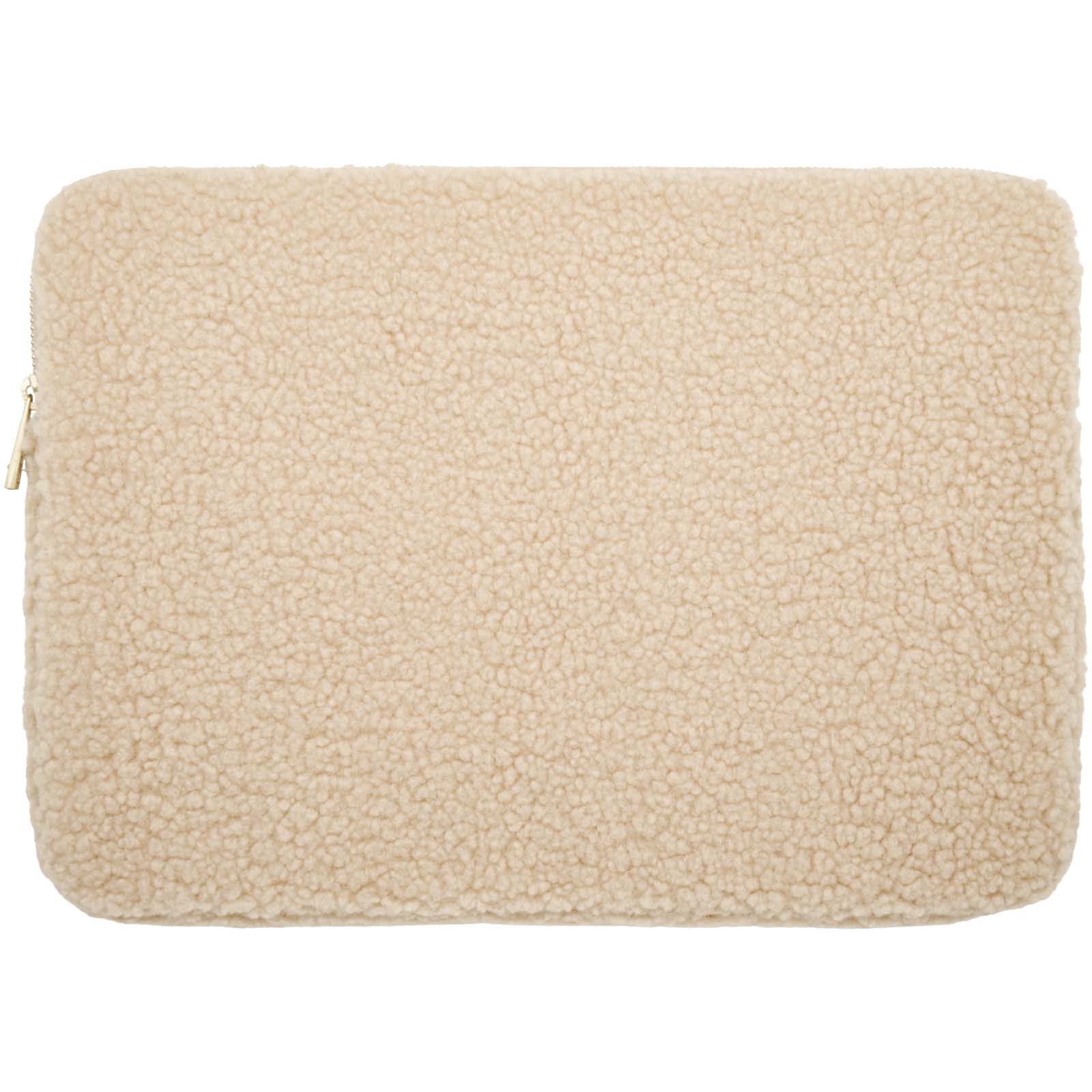 Bear 13" GRS-recycelte Sherpa Laptophülle 2 L natur