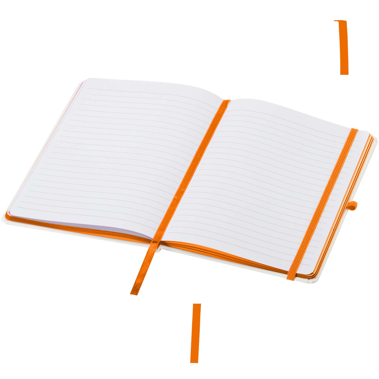 Spectrum A5 Hardcover Notizbuch mit farbigem Schnitt orange