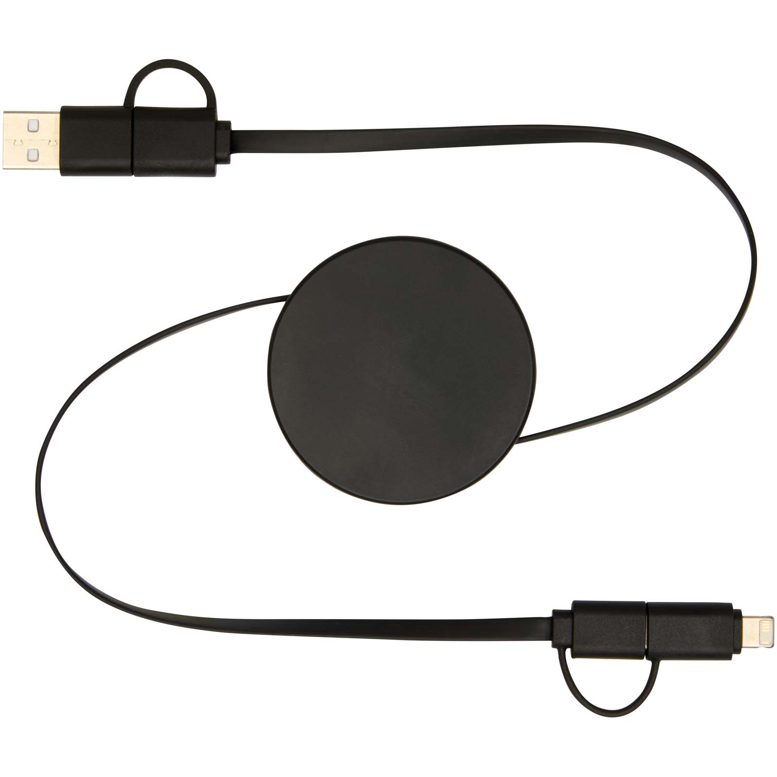 Citala 90 cm 5-in-1 Kabel aus recyceltem Kunststoff für Datenübertragung und 40W Schnellladung schwarz