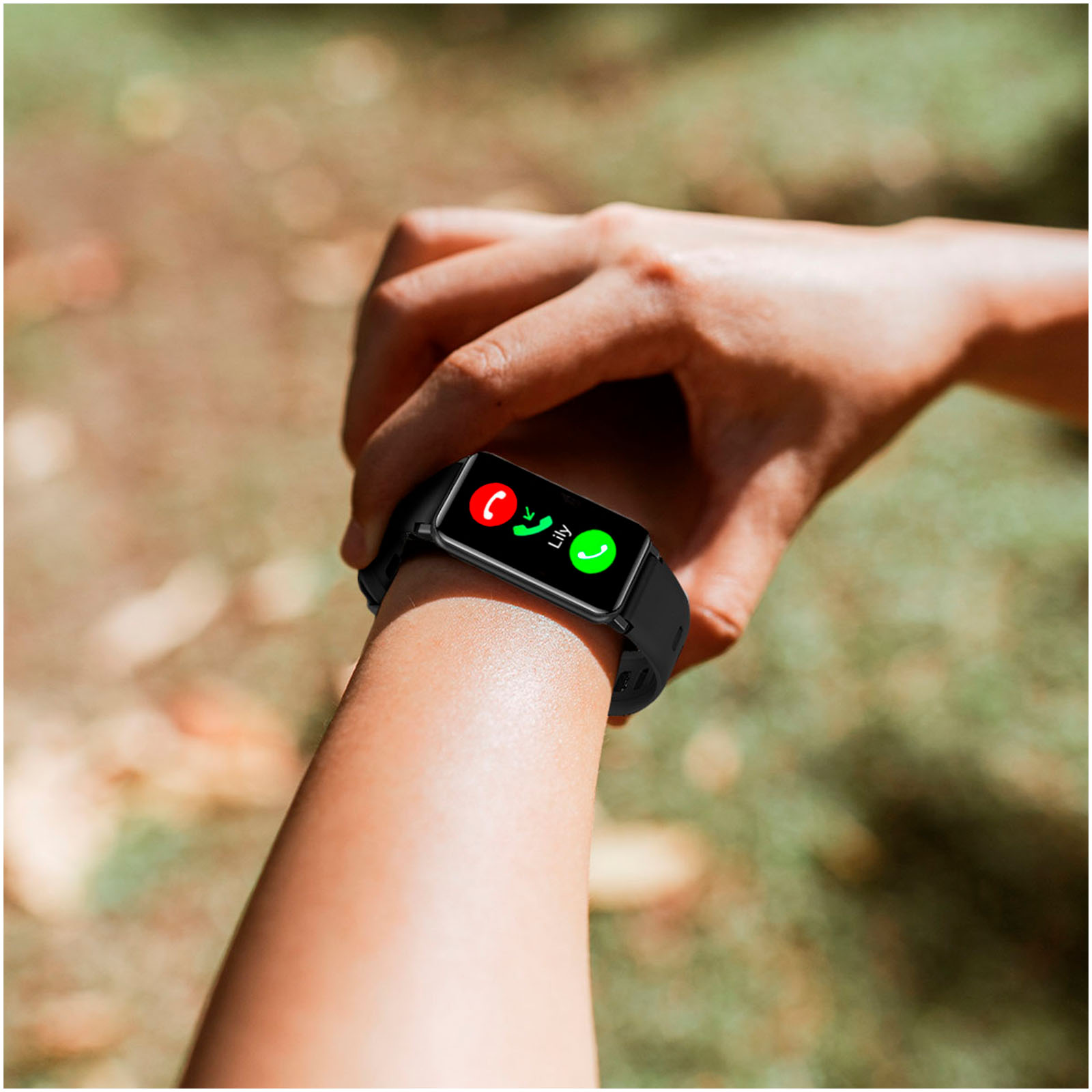 Prixton AT806 Multisport-Smartband mit GPS schwarz